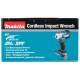 Makita DTW300Z power screwdriver/impact driver 3200 RPM Black, Blue
