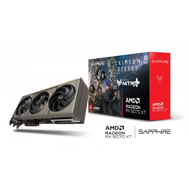 Sapphire NITRO+ AMD Radeon RX 9070 XT OC Crimson Desert Edition 16 GB GDDR6 Sapphire NITRO+ AMD Radeon RX 9070 XT OC Crimson Desert Edition 16 GB GDDR6