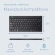 R-Go Tools Ergonomic keyboard R-Go Compact Break, compact keyboard with break software, QWERTY (US), Bluetooth, black