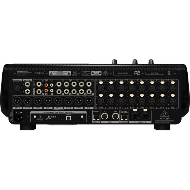 Behringer X32 Producer 40 channels 10 - 22000 Hz Black