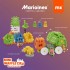 Marioinex Mini Waffle Building Blocks City: Refuse Collection Truck, 148 pieces