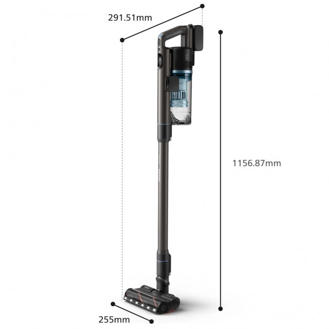 Philips XC7163/01 stick vacuum/electric broom 2-in-1 stick vacuum Battery Dry&wet Bagless 0.6 L Blue
