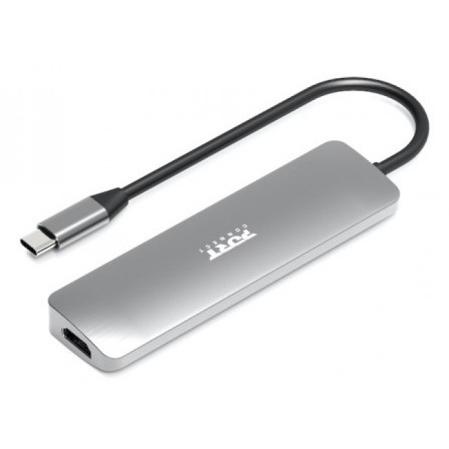 Port Designs 900162 interface hub USB Type-C Silver