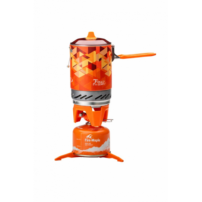 Fire-Maple FMS-X2 camping stove with Orange pot