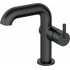 Basin mixer with rectangular spout