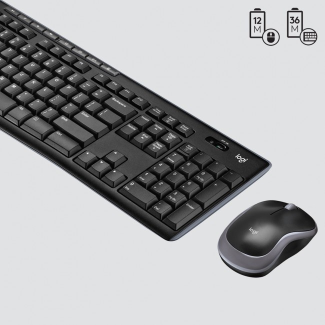 Logitech 920-004508 keyboard Mouse included Home RF Wireless QWERTY US International Black, Silver Logitech 920-004508 keyboard Mouse included Home RF Wireless QWERTY US International Black, Silver