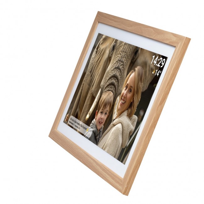 Denver PFF-2162LW digital photo frame Light brown 54.6 cm (21.5