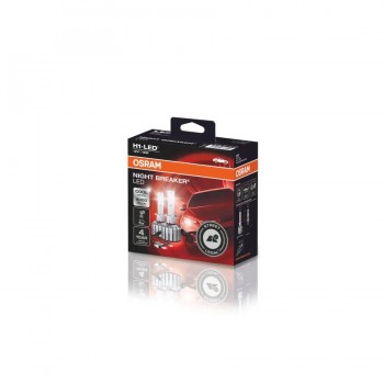 LED bulb (Set of 2pcs.) H1 12V 16W P14,5S no road homologation NIGHT BREAKER LED, cold white 6000K
