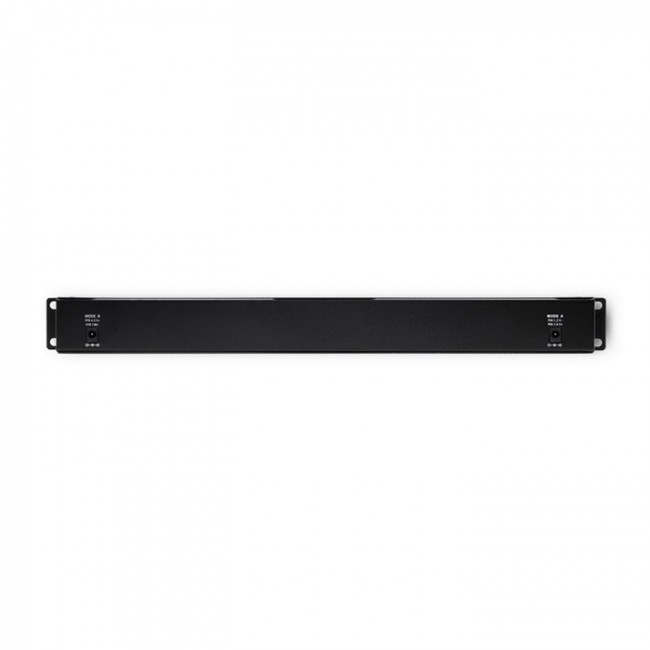 Qoltec 54478 Patch panel RACK | 12 ports | PoE | Black
