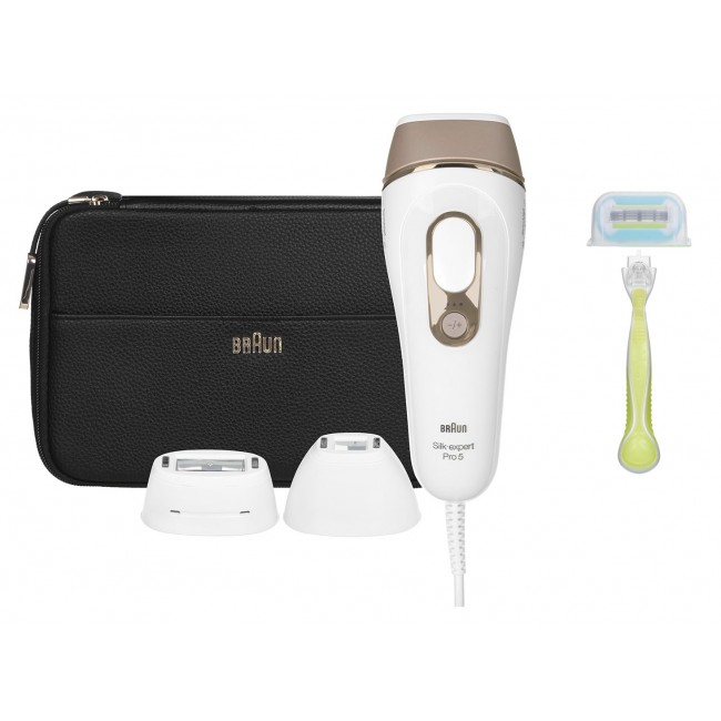 Braun Silk-expert Pro 5 PL5243 Intense pulsed light (IPL) Gold, White