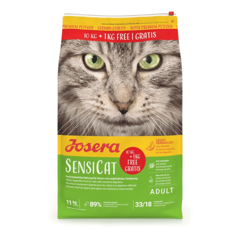 JOSERA Sensicat dry cat food 10kg +1 kg