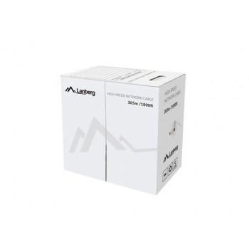 Lanberg LCU5-12CU-0305-S networking cable Grey 305 m Cat5e U/UTP (UTP)