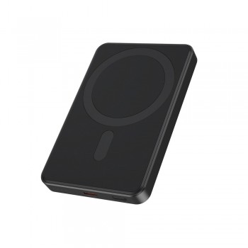 Gembird PB05-WPC15M-01 Magnetic wireless powerbank 15 W, 5000 mAh, black