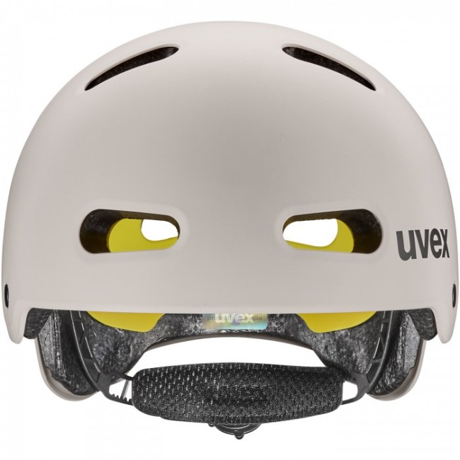 UVEX Kid 4 Style MIPS kids cycling helmet, warm grey matt