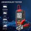 Qoltec 52484 LCD digital battery tester | 12V | 24V | 3Ah-200Ah