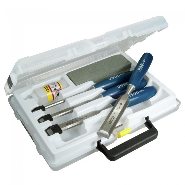 Stanley 6 piece Chisel Set 5002 series - in plastic case