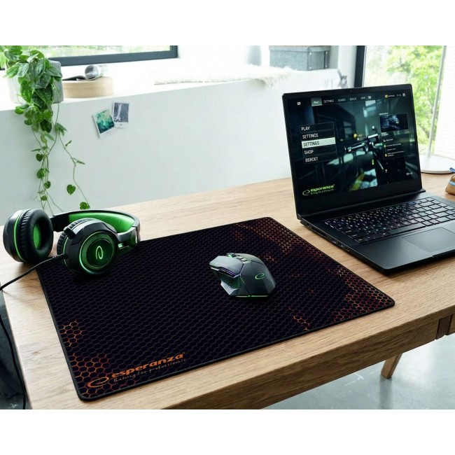 Esperanza EGP102R mouse pad Gaming mouse pad Black