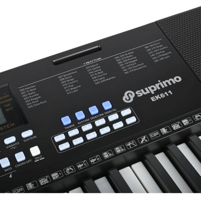 SUPRIMO EK611 - keyboard for learning to play, designed for children