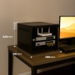 Extralink LITE 4U 10 280X310 WALL-MOUNTED RACKMOUNT CABINET BLACK Freestand/Wall/Floor mounted rack