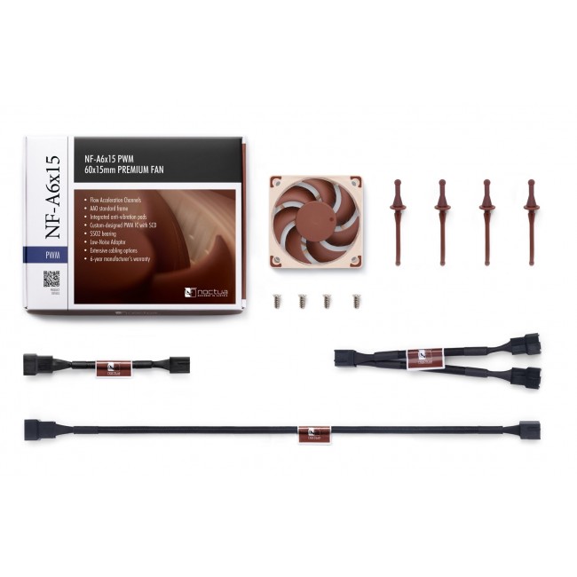 Noctua NF-A6x15 FLX Slim 60x15mm premium fan