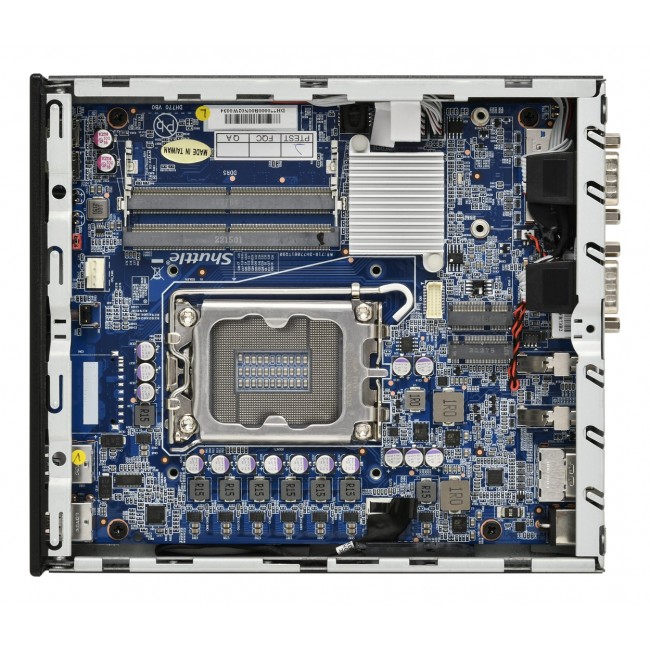 Shuttle XP slim DH610V2 PC/workstation barebone 1.35L sized PC Black Intel H610 LGA 1700