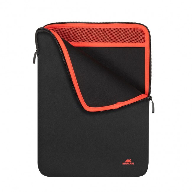 RIVACASE Antishock 5221 MacBook 13 sleeve, vertical, black, dual zippers RIVACASE Antishock 5221 MacBook 13 sleeve, vertical, black, dual zippers