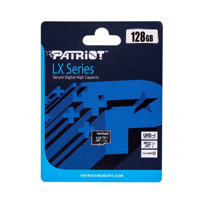 Patriot Memory PSF128GMDC10 memory card 128 GB MicroSDXC UHS-I Class 10 Patriot Memory PSF128GMDC10 memory card 128 GB MicroSDXC UHS-I Class 10