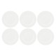 LA PORCELLANA BIANCA ESSENZIALE Set of 6 dinner plates with rim 27 cm