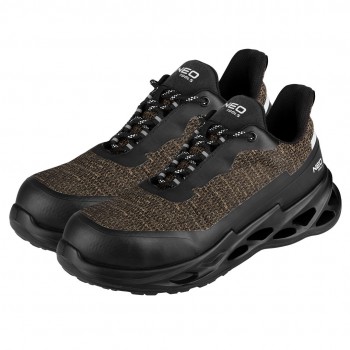 Work shoes S1 SR FO with steel toe cap, size 44