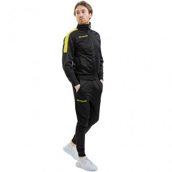 Givova Tuta Revolution Tracksuit Black-Yellow TR033 1007 M