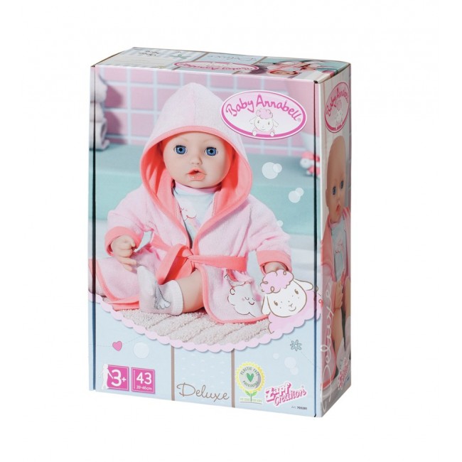 Baby Annabell Deluxe Bath Time Doll bathtub set