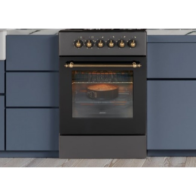 MPM MPM-56-KRM-13 Gas/electric cooker Black MPM MPM-56-KRM-13 Gas/electric cooker Black
