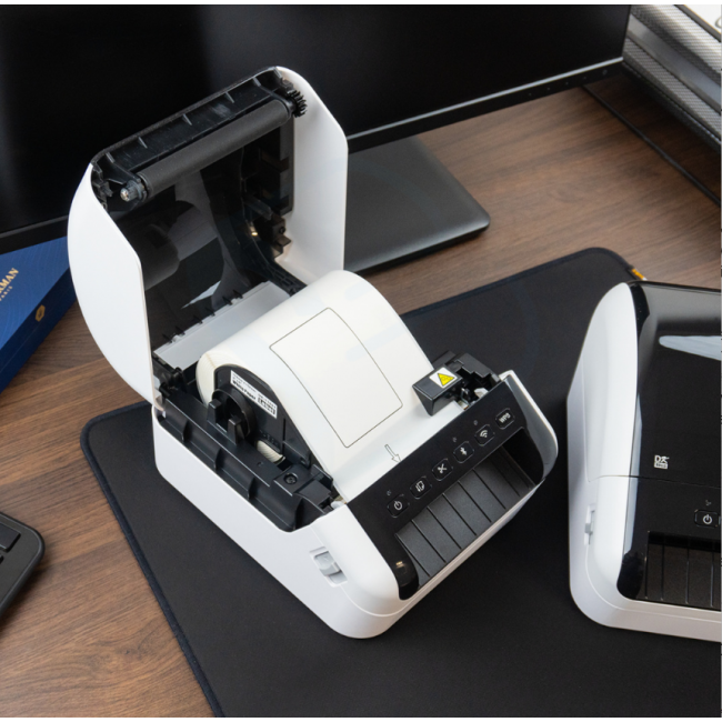 Brother QL-1110NWB, DK, Direct thermal, 300 x 300 DPI, 110 mm/sec, Wired & Wireless, Black, White Brother QL-1110NWB, DK, Direct thermal, 300 x 300 DPI, 110 mm/sec, Wired & Wireless, Black, White