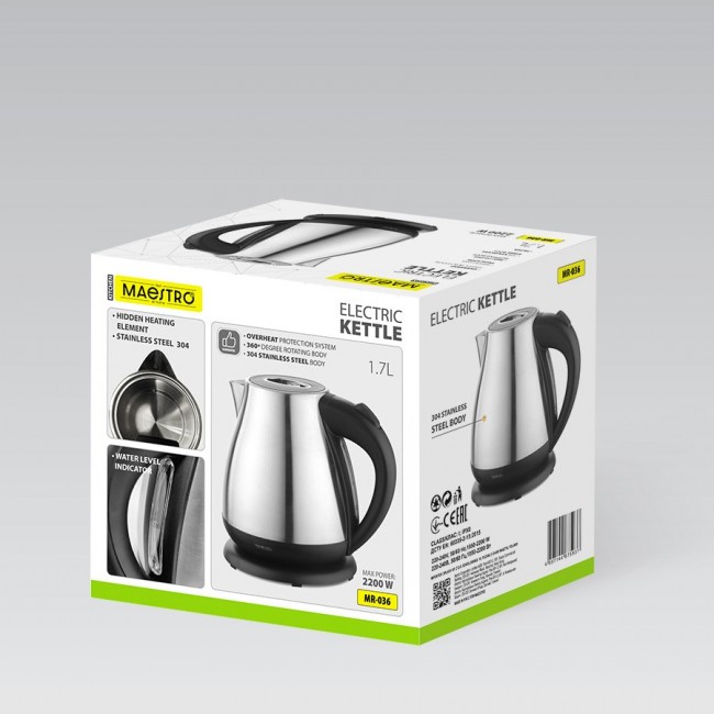 Maestro MR-036 Electric Kettle 1,7 L