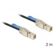 DeLOCK 83395 Serial Attached SCSI (SAS) cable 2 m Black