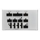 Cooler Master MWE Gold 1050 V2 ATX 3.1 White Edition power supply unit 1050 W 24-pin ATX Cooler Master MWE Gold 1050 V2 ATX 3.1 White Edition power supply unit 1050 W 24-pin ATX