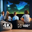 Maclean MC-213 Portable Projection Screen, Compact, Floor, 100