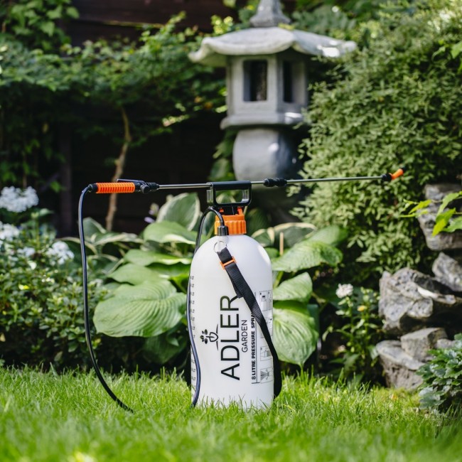 Pressure Sprayer ADLER AD 6809 manual 8L White, Orange