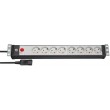 Brennenstuhl 1156057128 power extension 3 m 8 AC outlet(s) Indoor Black Brennenstuhl 1156057128 power extension 3 m 8 AC outlet(s) Indoor Black