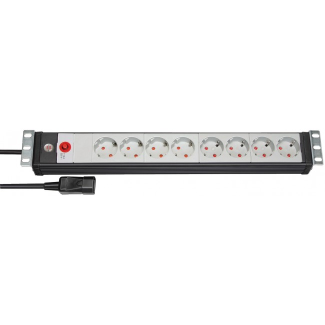 Brennenstuhl 1156057128 power extension 3 m 8 AC outlet(s) Indoor Black Brennenstuhl 1156057128 power extension 3 m 8 AC outlet(s) Indoor Black