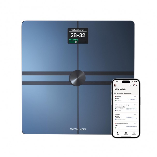 Withings Body Comp Square Black Electronic personal scale