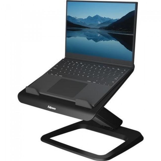 Fellowes Laptop Stand for Desk - Hana LT Laptop Stand for the Home and Office - Adjustable Laptop Stand with 3 Height Adjustments - Max Monitor Size 19 Fellowes Laptop Stand for Desk - Hana LT Laptop Stand for the Home and Office - Adjustable Laptop Stand with 3 Height Adjustments - Max Monitor Size 19