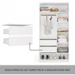 OPENO 2SZ Drawer Unit, 2 Drawers, WHITE, for the Wardrobe, for the Bedroom
