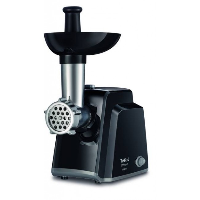 Tefal NE105838 mincer 1400 W Black, Stainless steel
