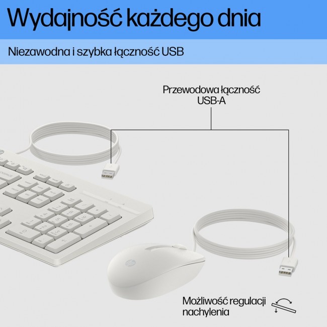 HP 225 Wired Mouse and Keyboard Combo