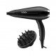 BaByliss D572DE hair dryer 2200 W Black