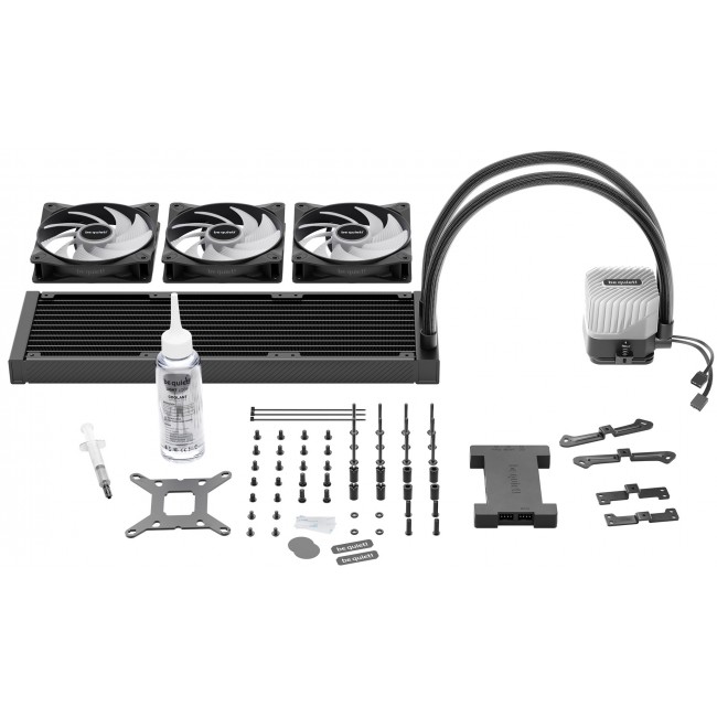 be quiet! LIGHT LOOP 360mm Black Processor All-in-one liquid cooler 12 cm 1 pc(s) be quiet! LIGHT LOOP 360mm Black Processor All-in-one liquid cooler 12 cm 1 pc(s)