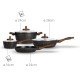 Smile MGK-24 7-piece cookware set with deep frying pan