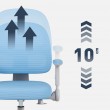Junior 5.0 Blue swivel chair