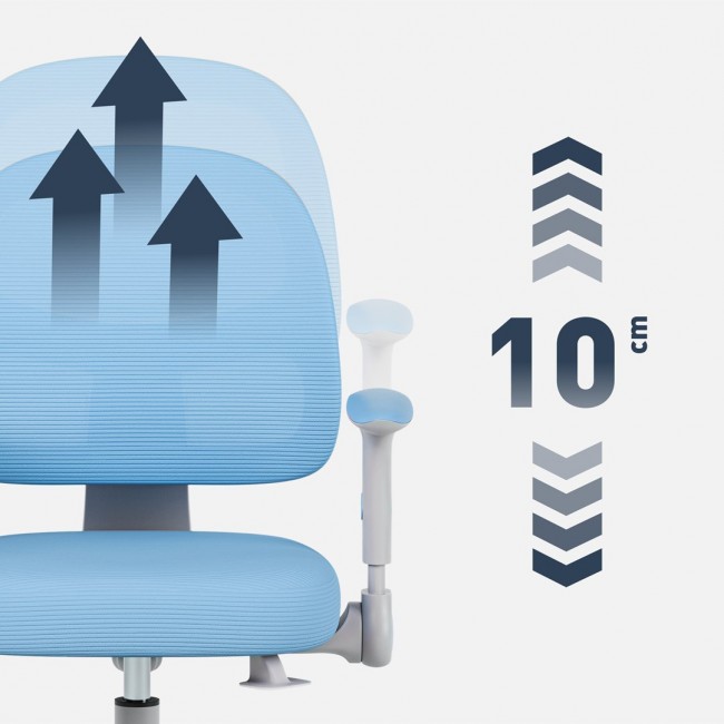 Junior 5.0 Blue swivel chair